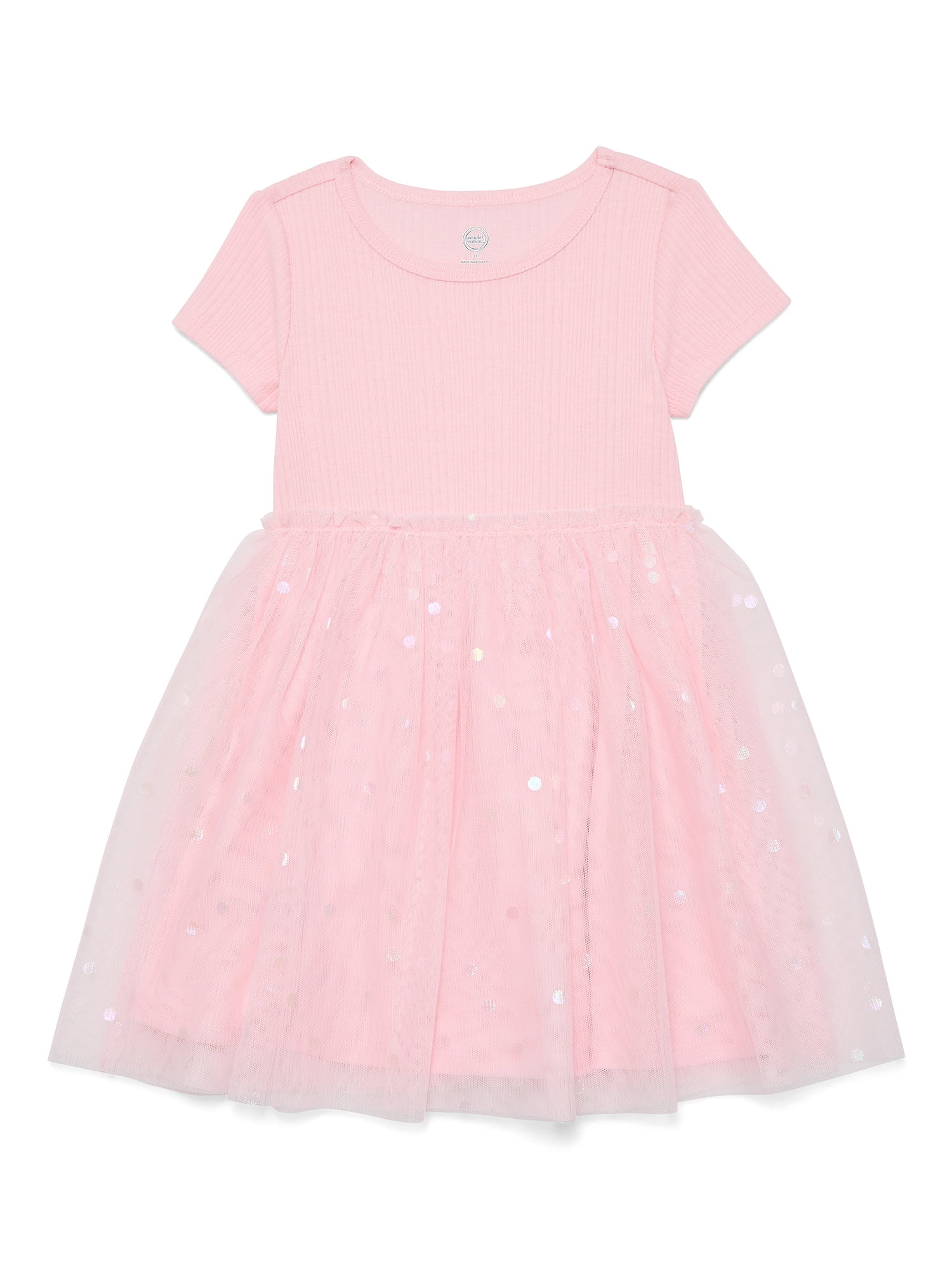 Wonder Nation Toddler Girls Tutu Dress, Sizes 12M-5T