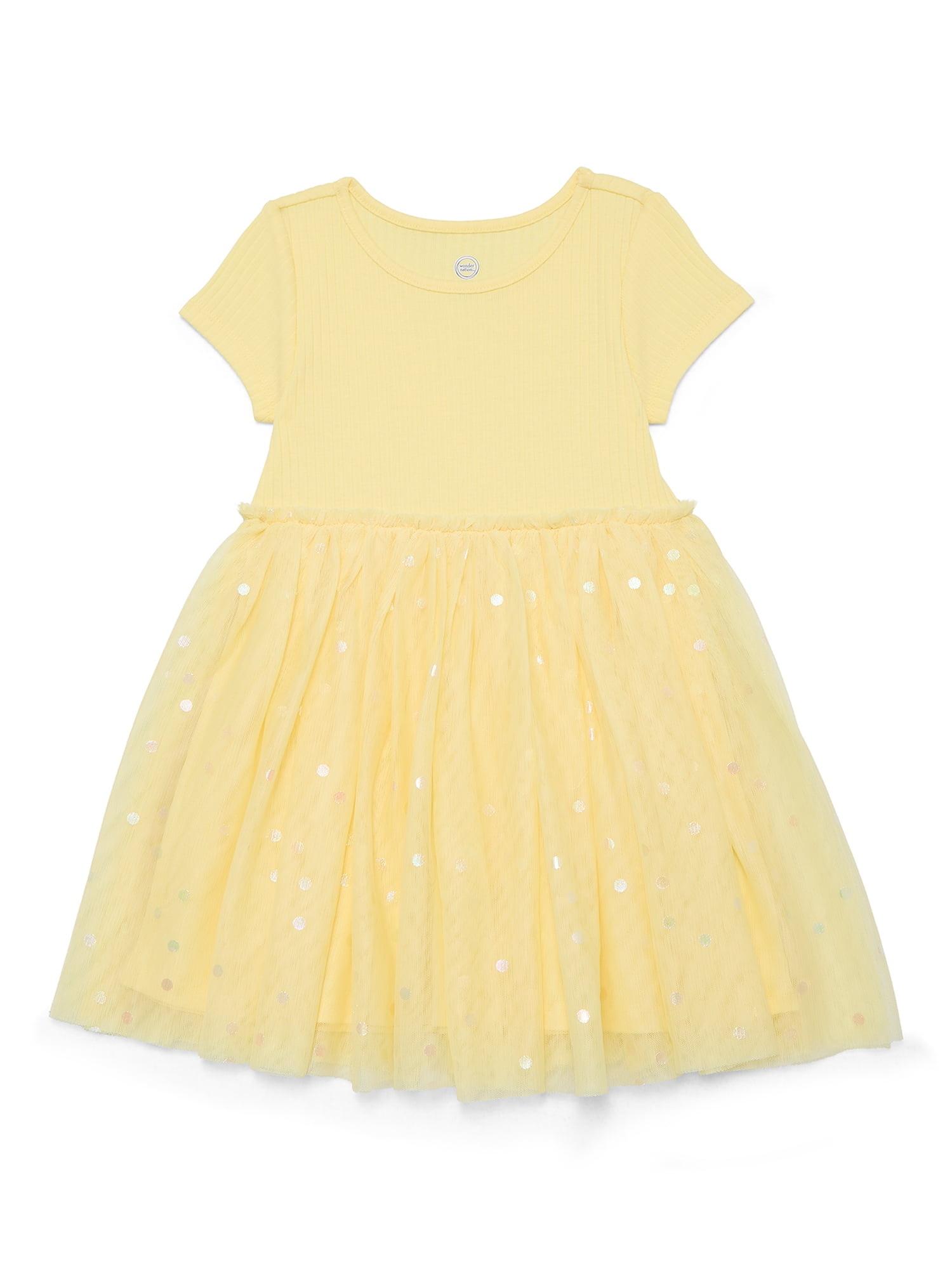 Wonder Nation Toddler Girls Tutu Dress, Sizes 12M-5T