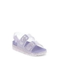 thumbnail image 1 of Wonder Nation Toddler Girls Two Buckle Jelly Sandals, 1 of 6