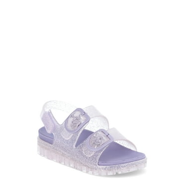 Wonder Nation Toddler Girl Two Buckle Jelly Sandals
