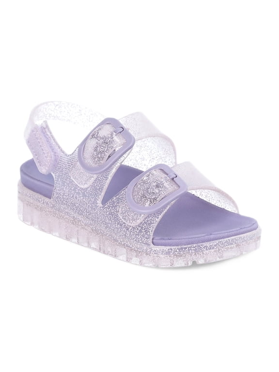 Toddler Girls Two Buckle Jelly Sandals