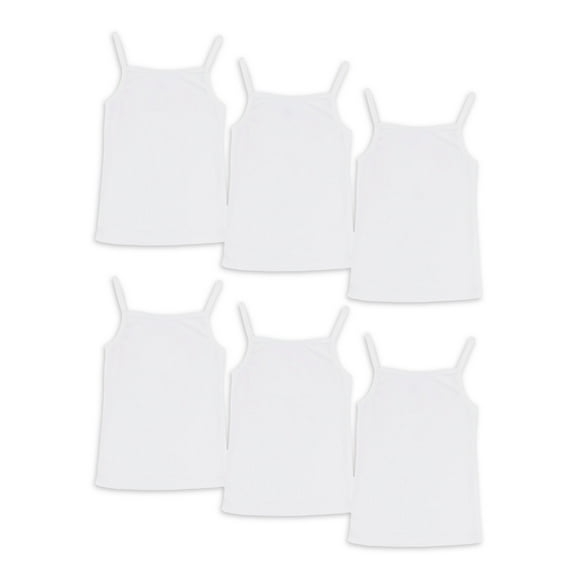 Wonder Nation Toddler Girl's Cami Tank Top, 6-Pack, Sizes 2T-5T
