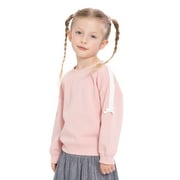 WONDER NATION Toddler Girls Crewneck Pullover with Bows, Sizes 12M-5T