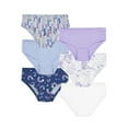 thumbnail image 1 of Wonder Nation Toddler Girl's Hipster Underwear, 6-Pack, Sizes 2T-3T, 1 of 16