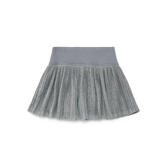 Wonder Nation Toddler Girls Pull-On Skirt with Shorts, Sizes 12M-5T