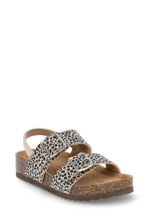 Toddler Girls 2 Buckle Footbed Sandal