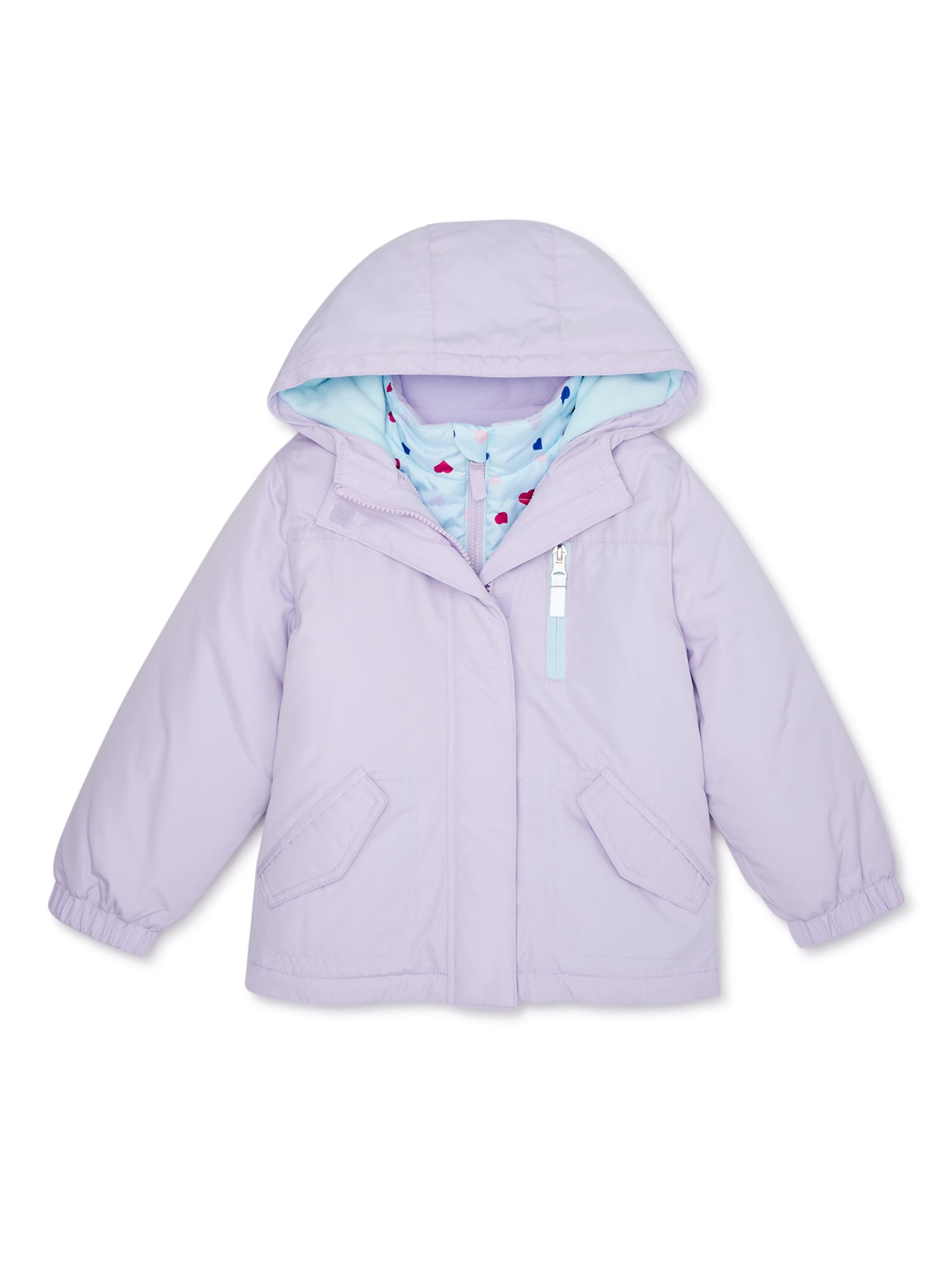 Wonder Nation Toddler Girls 4 in 1 Systems Jacket Coat Walmart