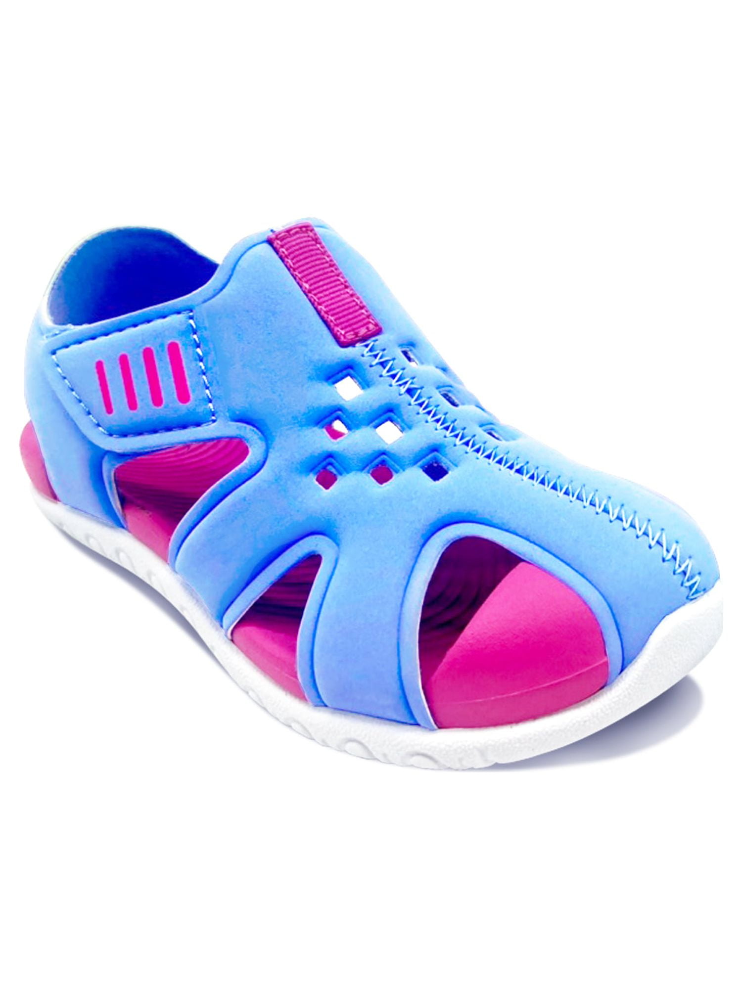 Wonder Nation Toddler Girls Bump Toe Sandals, Sizes 5/611/12