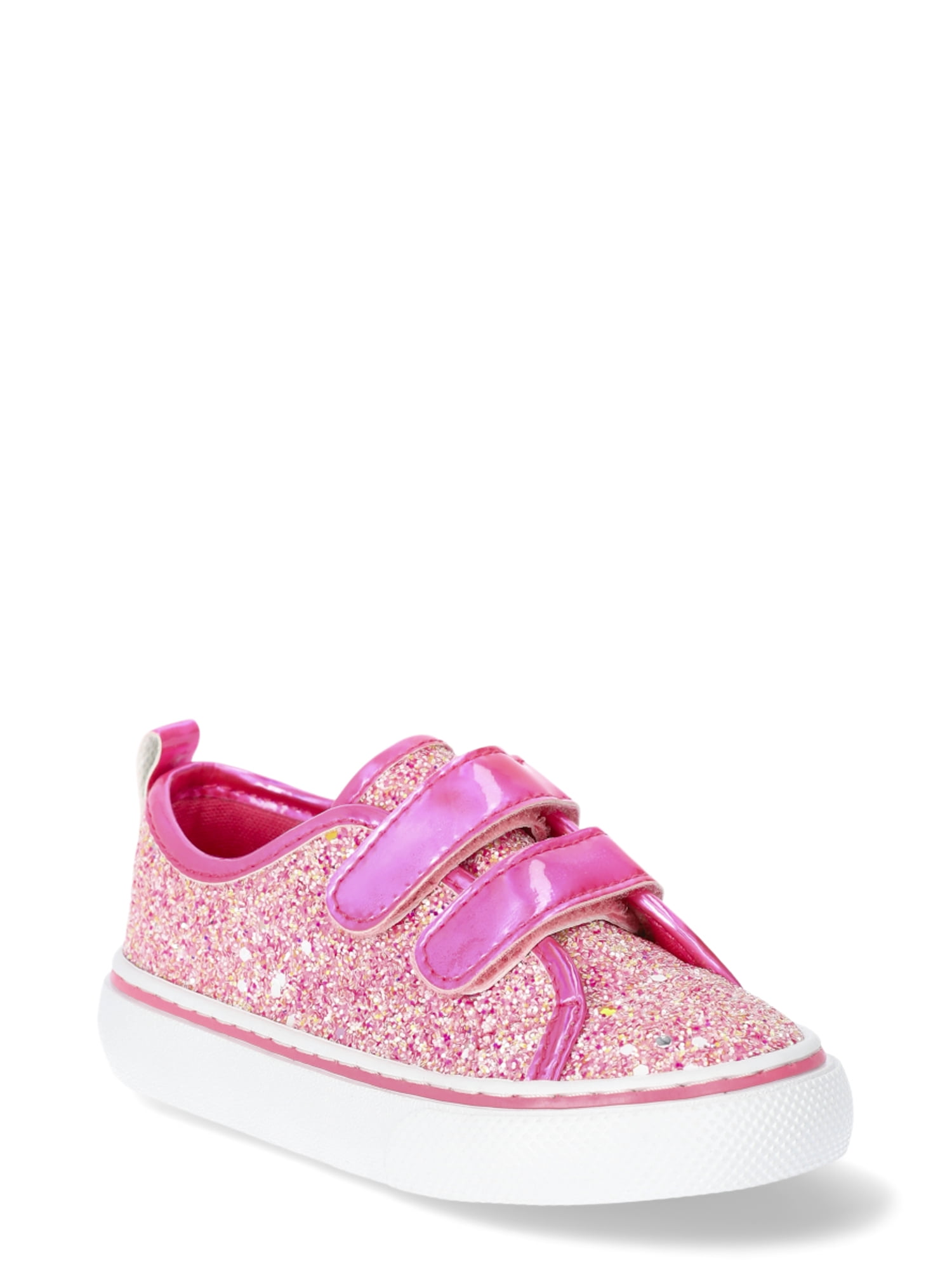 Wonder Nation Toddler Girls Canvas Skate Sneakers