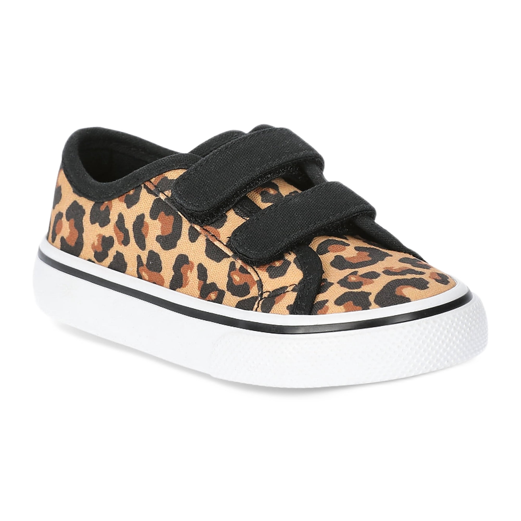 Wonder Nation Toddler Girls Canvas Skate Sneakers