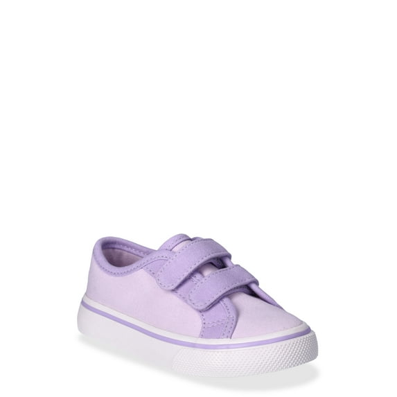 Wonder Nation Toddler Girls Canvas Skate Sneakers