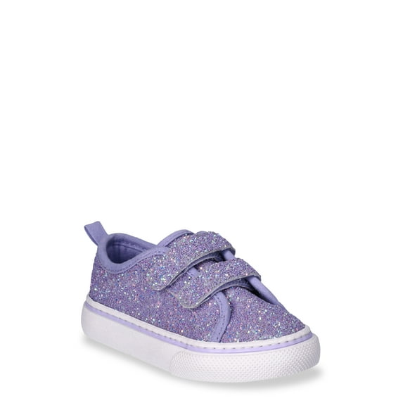 Wonder Nation Toddler Girls Canvas Skate Sneakers