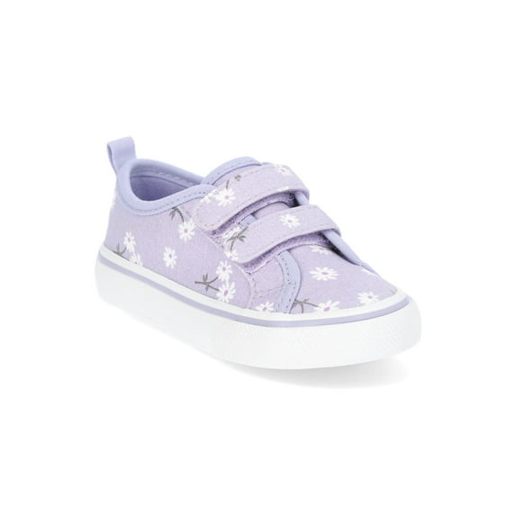 Wonder Nation Toddler Girls Canvas Skate Sneakers