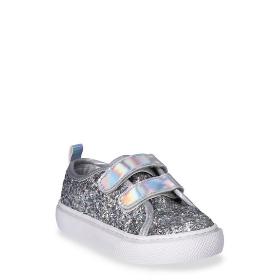 Wonder Nation Toddler Girls Canvas Skate Sneakers