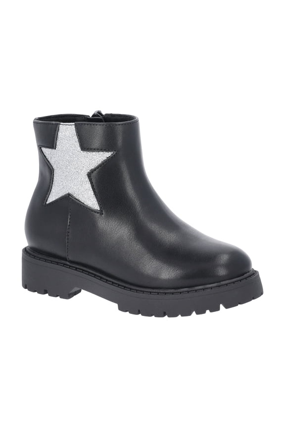 Toddler and Girls Glitter Star Chelsea Boots