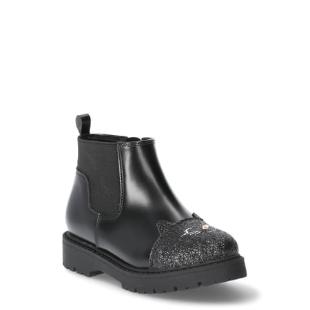 Wonder Nation Toddler Girls Chelsea Critter Boots