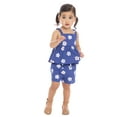 thumbnail image 1 of Wonder Nation Toddler Girls Cotton Poplin Print Peplum Top and Short Set, 2-Piece, Sizes 12M-5T, 1 of 5