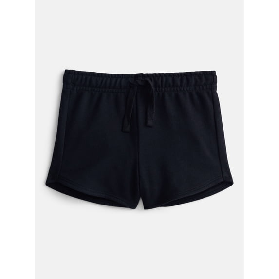 Wonder Nation Toddler Girls Dolphin Hem Solid Shorts, Sizes 18M-5T