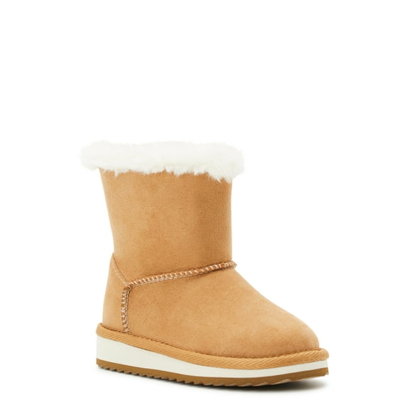 Wonder Nation Toddler Girls Faux Shearling Boots, Sizes 7-12