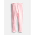 thumbnail image 1 of Wonder Nation Toddler Girls Fleece-Lined Leggings, Sizes 18M-5T, 1 of 3
