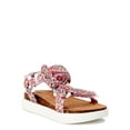 thumbnail image 1 of Wonder Nation Toddler Girls Floral Flatform Sandals, Sizes 7-12, 1 of 3