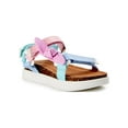 thumbnail image 1 of Wonder Nation Toddler Girls Floral Flatform Sandals, Sizes 7-12, 1 of 3