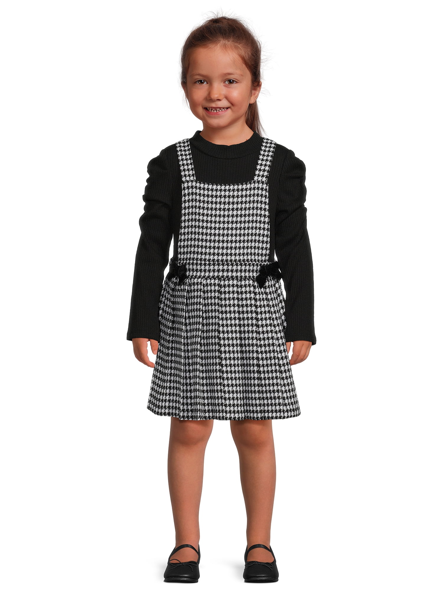 Bonpoint Girls Cotton And Linen Pinafore Dress | Childsplay Clothing