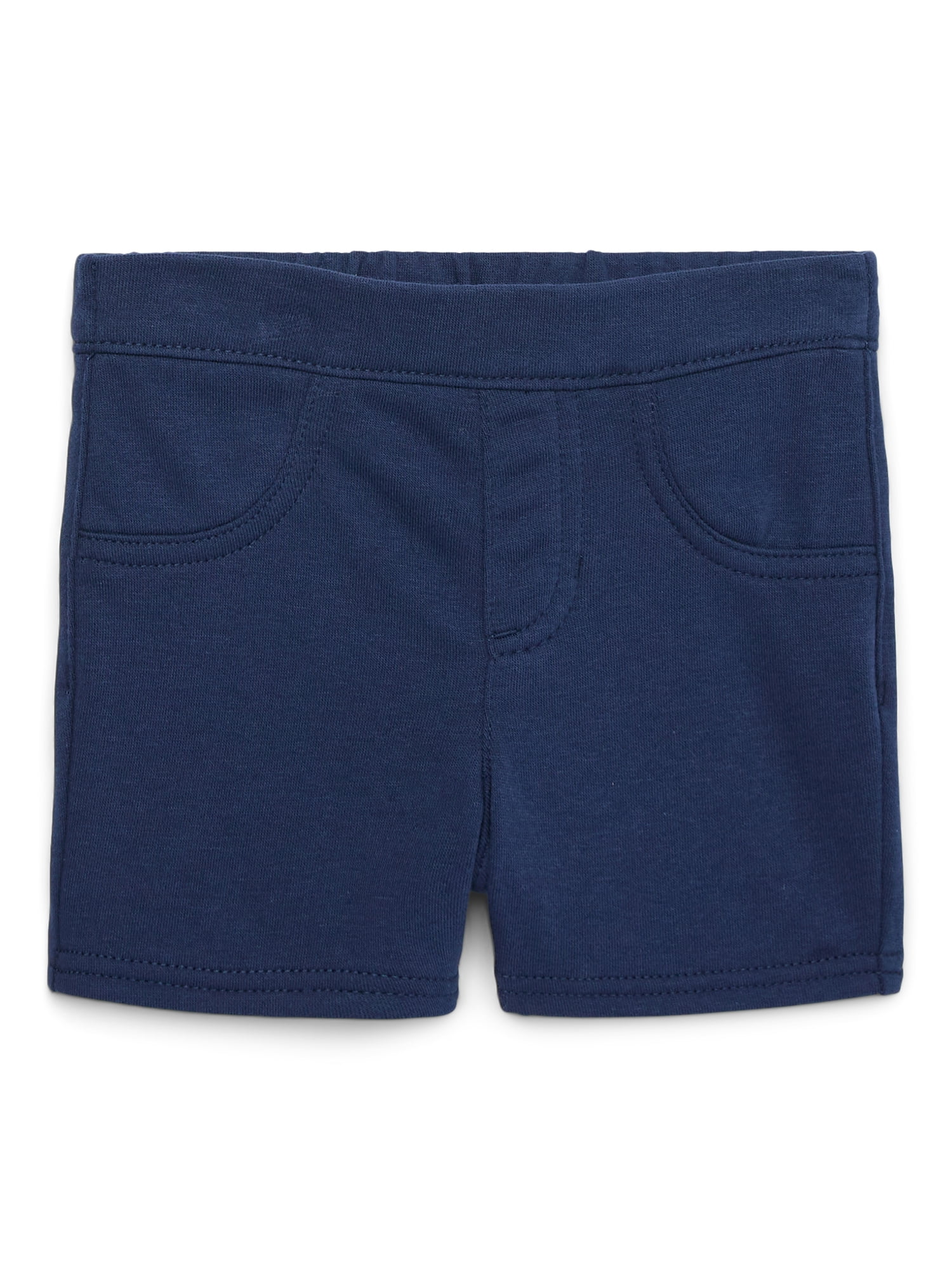 Wonder Nation Toddler Girls Knit Shorts, 2” Inseam, Sizes 12M-5T