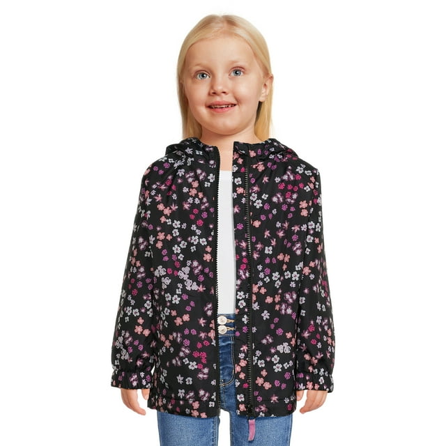 Wonder Nation Toddler Girls Lightweight Jacket, Sizes 12M5T