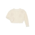 thumbnail image 1 of Wonder Nation Toddler Girls Crewneck Cardigan with Long Sleeves, Sizes 12M-3T, 1 of 3