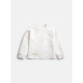 thumbnail image 1 of Wonder Nation Toddler Girls Crewneck Sweatshirt with Bow, Sizes 12M-5T, 1 of 7