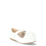 WONDER NATION Toddler Girls Mary Jane Ballet Flower Shoes