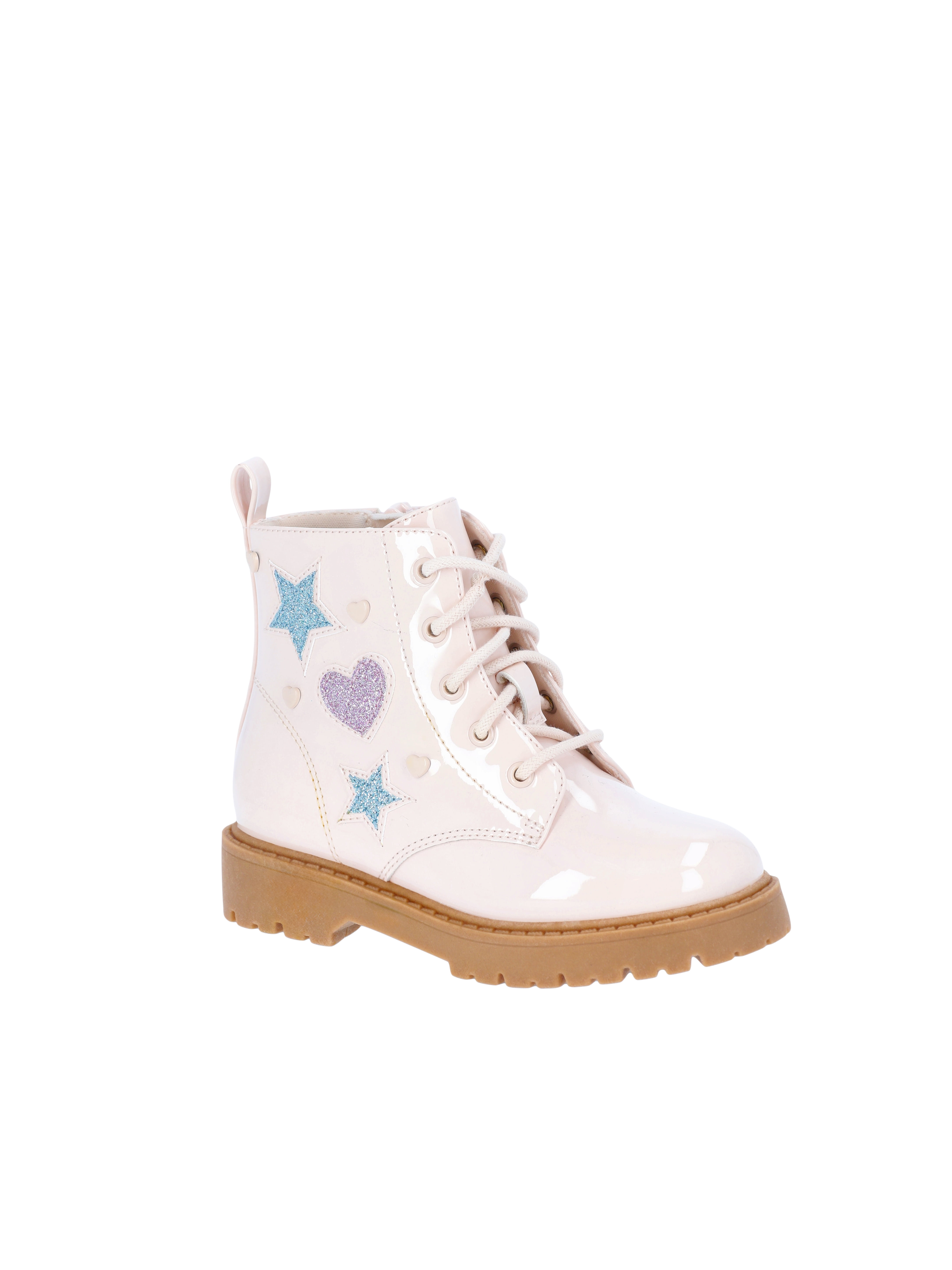 Wonder Nation Toddler Girls' Lace Up Boots with Faux Fur