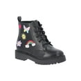 thumbnail image 1 of Wonder Nation Toddler Girls Combat Boots with Patches, 1 of 5