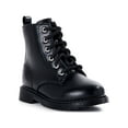 thumbnail image 1 of Wonder Nation Toddler Girls' Patent Combat Boots, Sizes 7-12, 1 of 3
