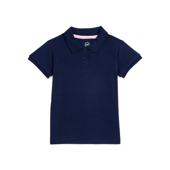 Wonder Nation Toddler Girls Polo Shirt, Sizes 2T-5T