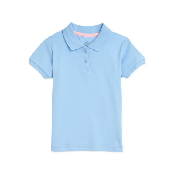 Wonder Nation Toddler Girls Polo Shirt, Sizes 2T-5T