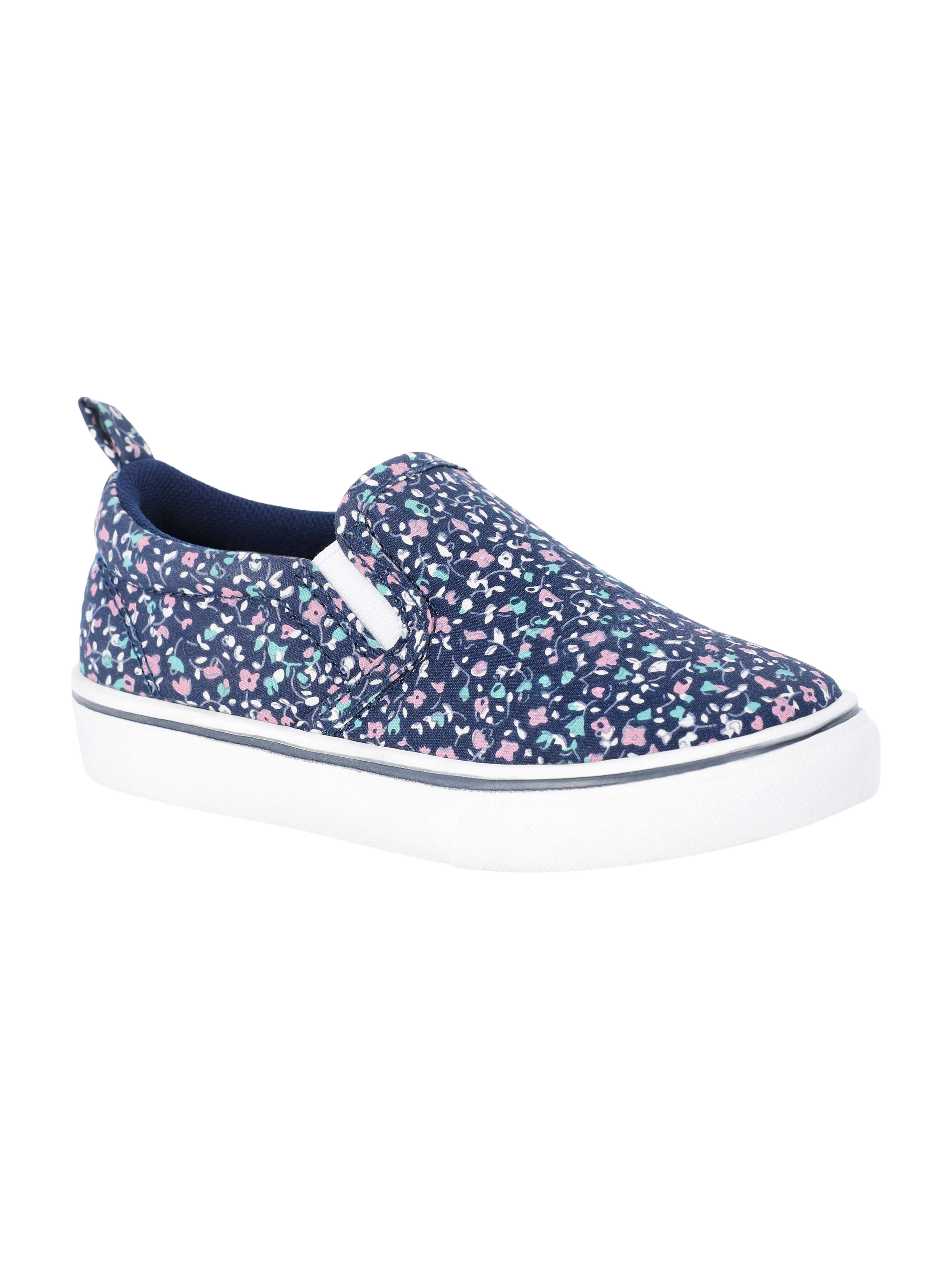 Wonder Nation Toddler Girls' Print Slip-On Sneakers