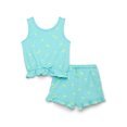 thumbnail image 1 of Wonder Nation Printed Ruffled Hem Tank and Shorts Set, Sizes 12M-5T, 1 of 3