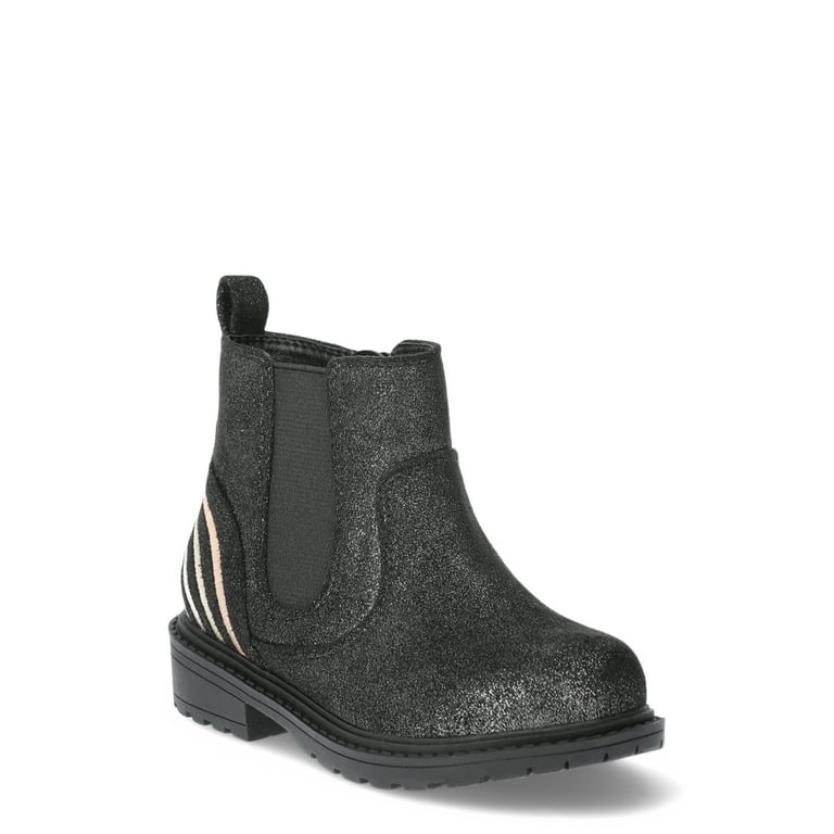 Toddler girl black chelsea boots sale