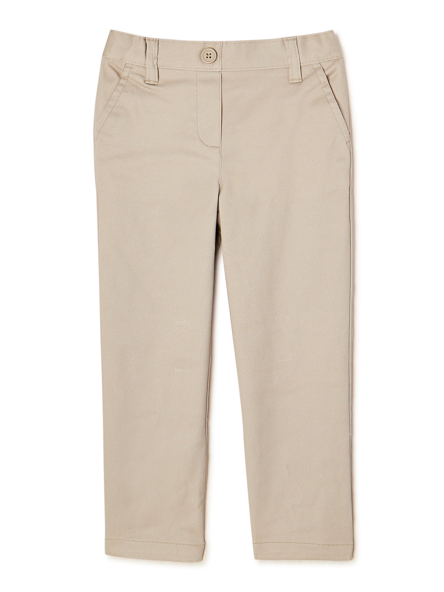 Shop Wonder Nation Toddler Girls School Uniform PullOn Pants, Sizes 2T