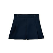 Wonder Nation Toddler Girls School Uniform Twill Scooter Skirt, Sizes 2T-5T