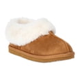 thumbnail image 1 of Wonder Nation Toddler Girls Slippers with Faux Fur Trim, 1 of 5