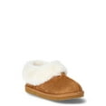 thumbnail image 1 of Wonder Nation Toddler Girls Slippers with Faux Fur Trim, 1 of 6