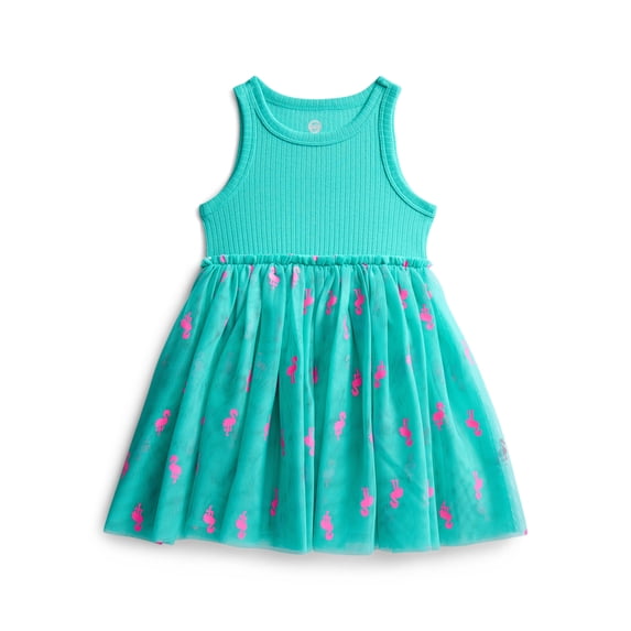 Wonder Nation Toddler Girls Tank Tutu Dress, Sizes 12M-5T