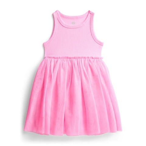 Wonder Nation Toddler Girls Tank Tutu Dress, Sizes 12M-5T