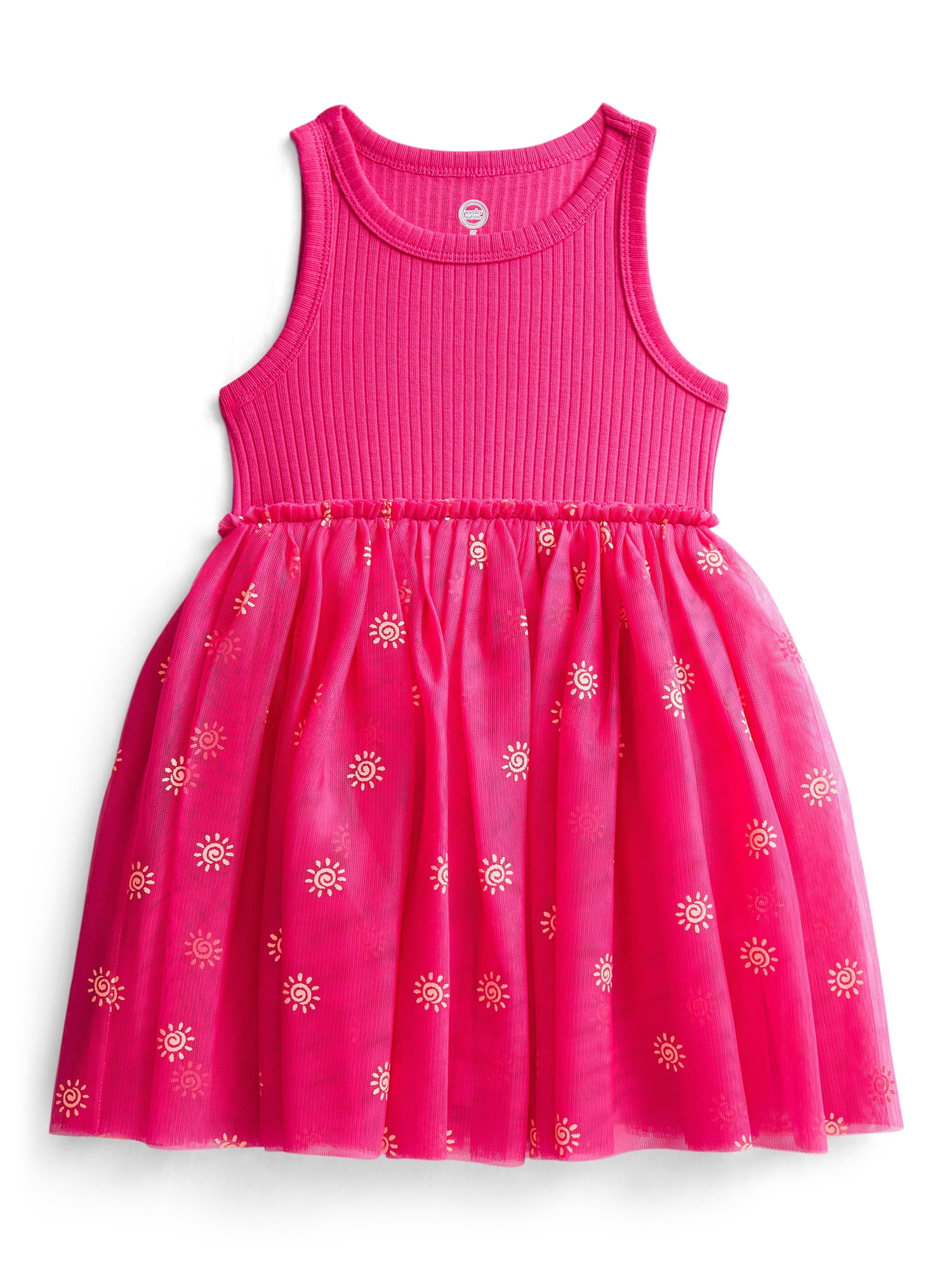 Wonder Nation Toddler Girls Tank Tutu Dress, Sizes 12M-5T