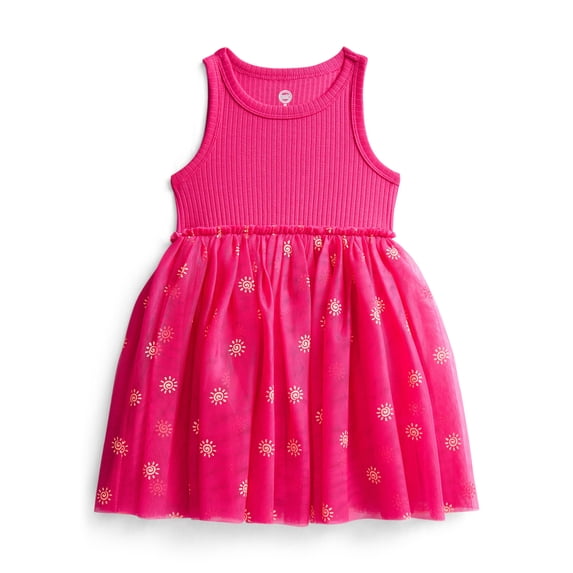 Wonder Nation Toddler Girls Tank Tutu Dress, Sizes 12M-5T