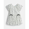 thumbnail image 1 of Wonder Nation Toddler Girls' Print Cotton Dress with Bubble Hem, Sizes 12M-5T, 1 of 3