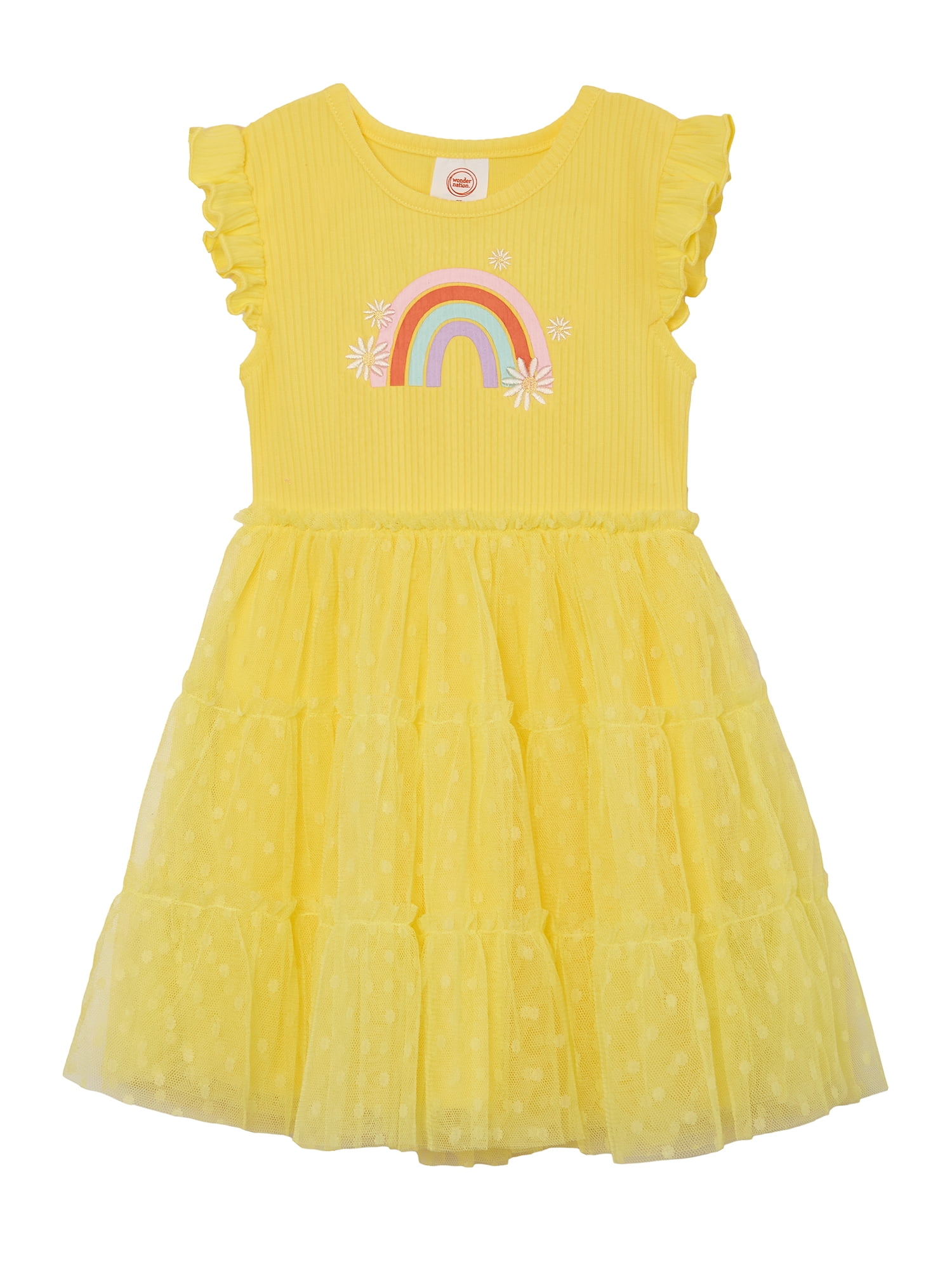 Wonder Nation Toddler Girls Tutu Dress, Sizes 12M-5T